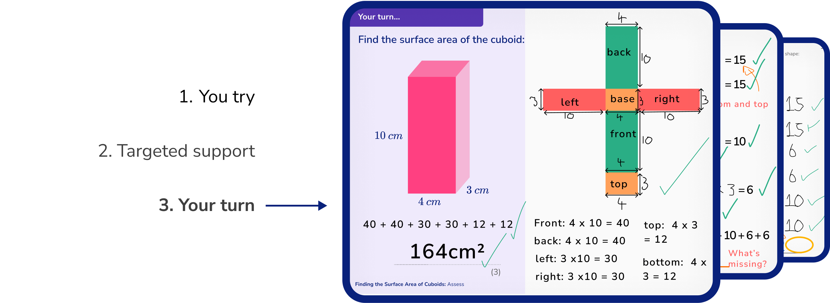 <h4>Scaffolded one to one lessons created by teachers</h4>